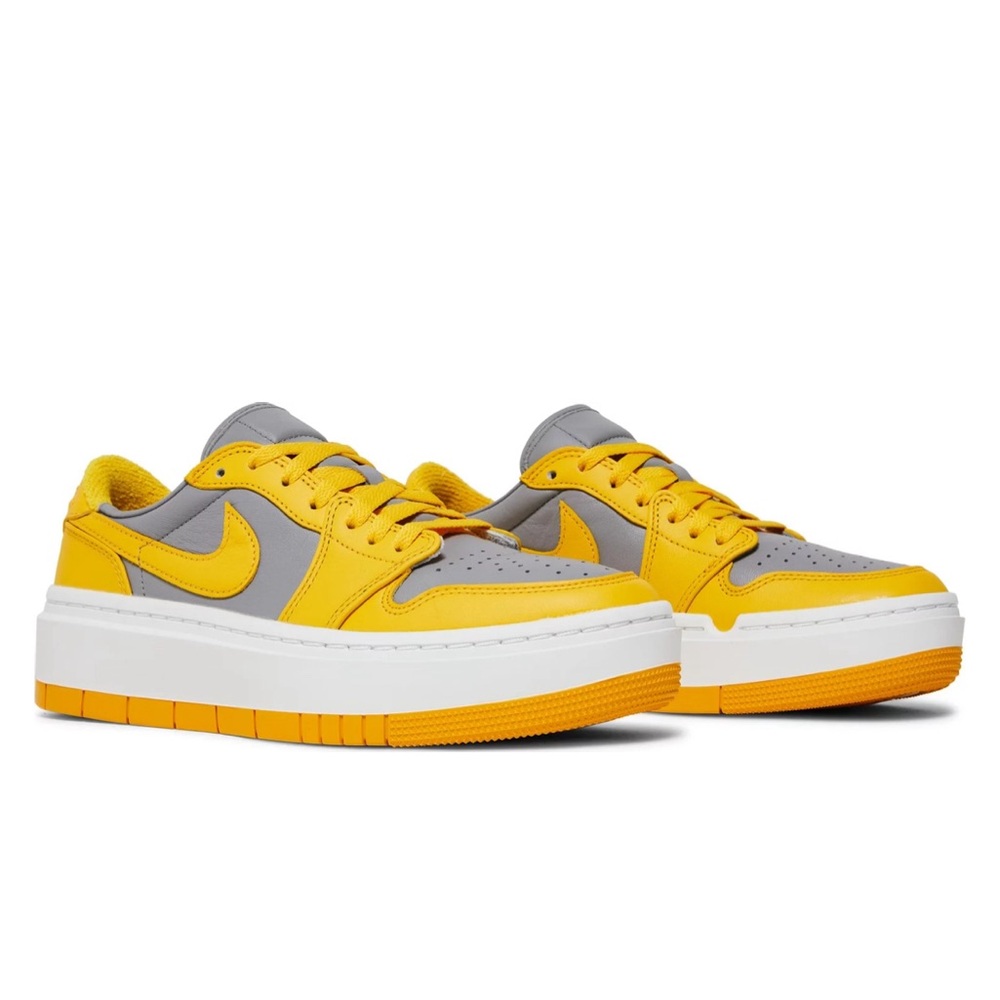 Yellow And Grey Appear On The Air Jordan 1 Low Elevate NIKE - Picture 2 of 2